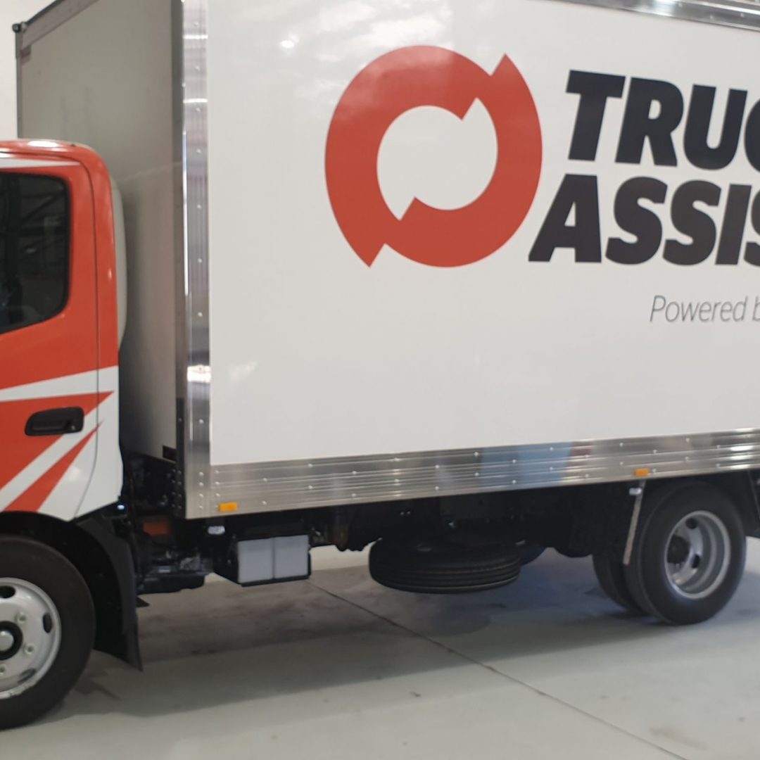 Company truck with graphic printed on the side - Vehicle Wrap Albury-Wodonga