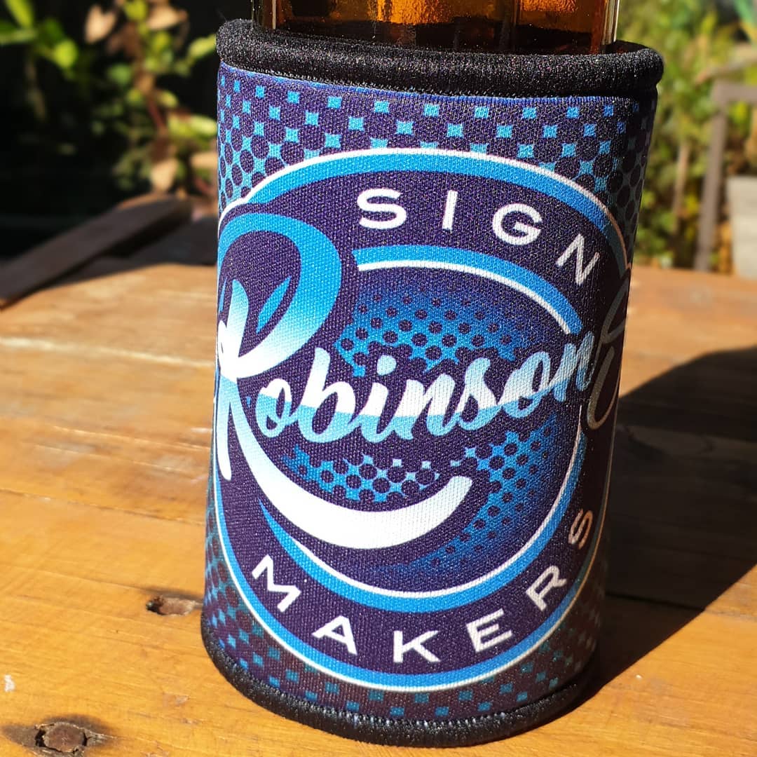 Robinsons sign makers stubby holder