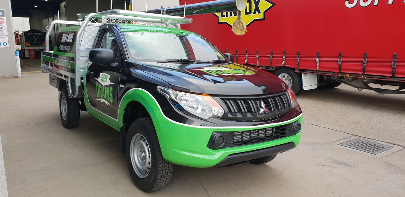 ute with custom graphic vehicle wrap - vehicle wraps Albury-Wodonga